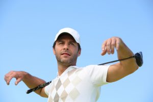 Image golfeur bannière golf