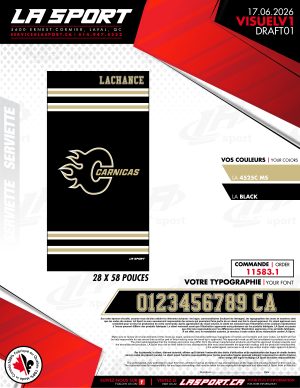 Serviette LA Sport Carnicas