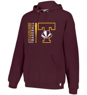 Hoodie Harfangs Baseball marron