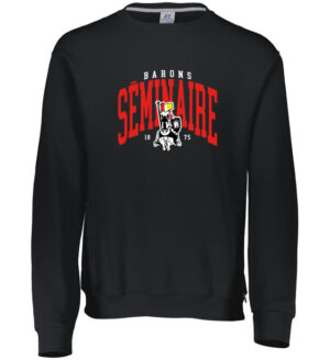 Crewneck ouaté noir Barons V2